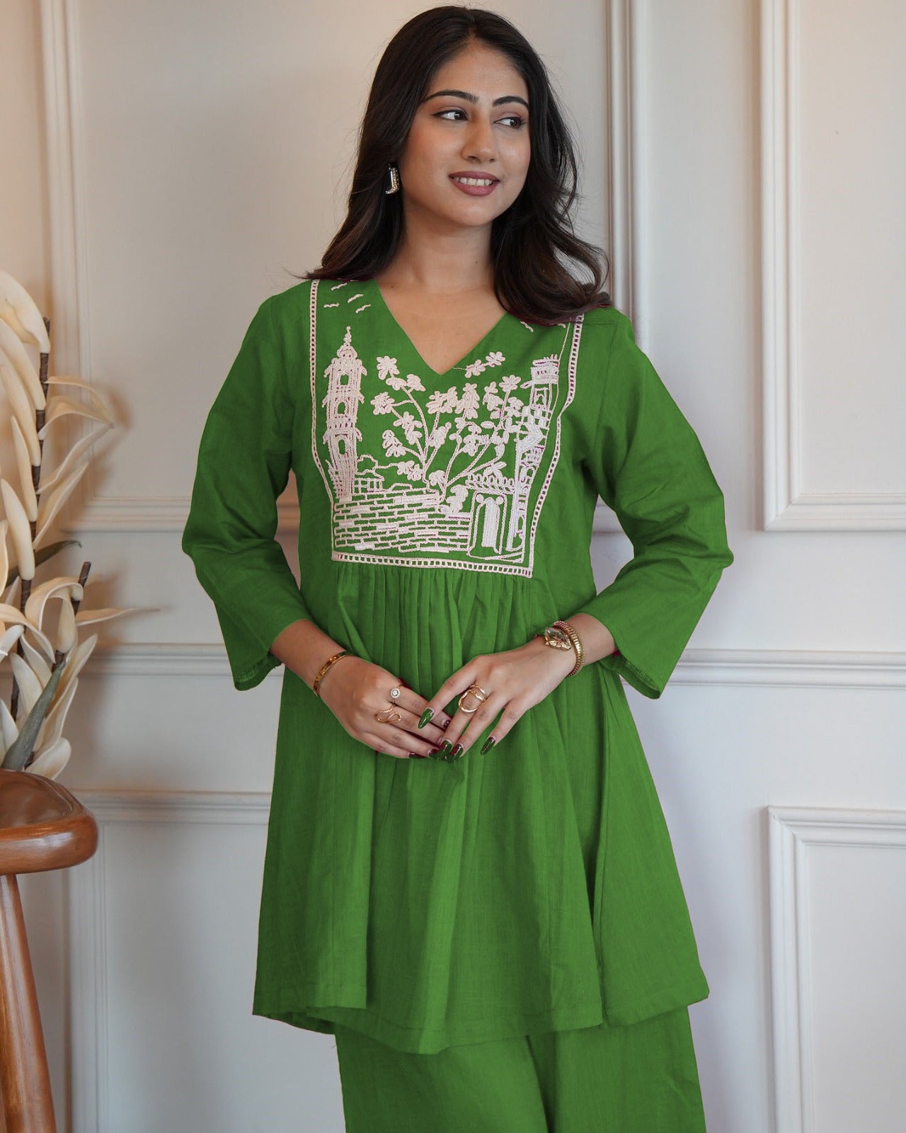 Women Pure Cotton Kurta Pant Set
