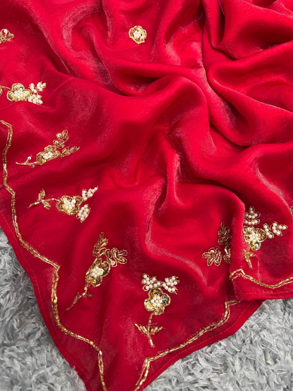 Beautiful Designer Handwork Saree