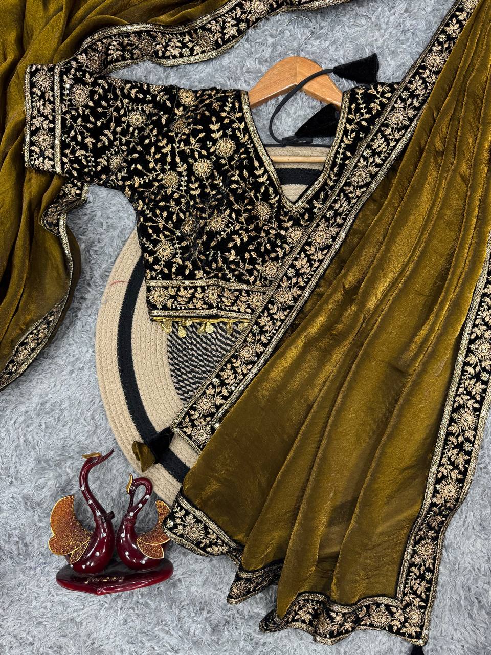 Bollywood Celebrity Sequin Saree