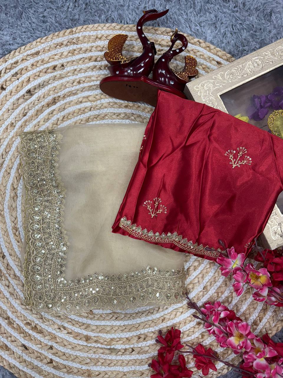 Exclusive Designer Sequins Saree