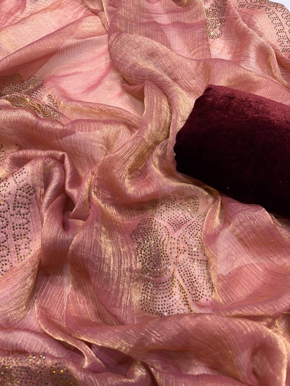 Beautiful Handwork Designer Saree