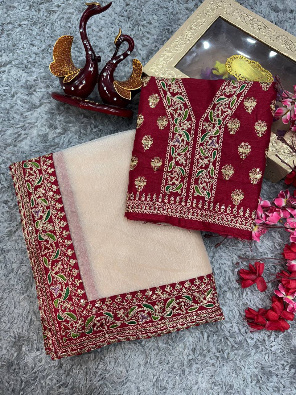 Exclusive Designer Sequins Saree
