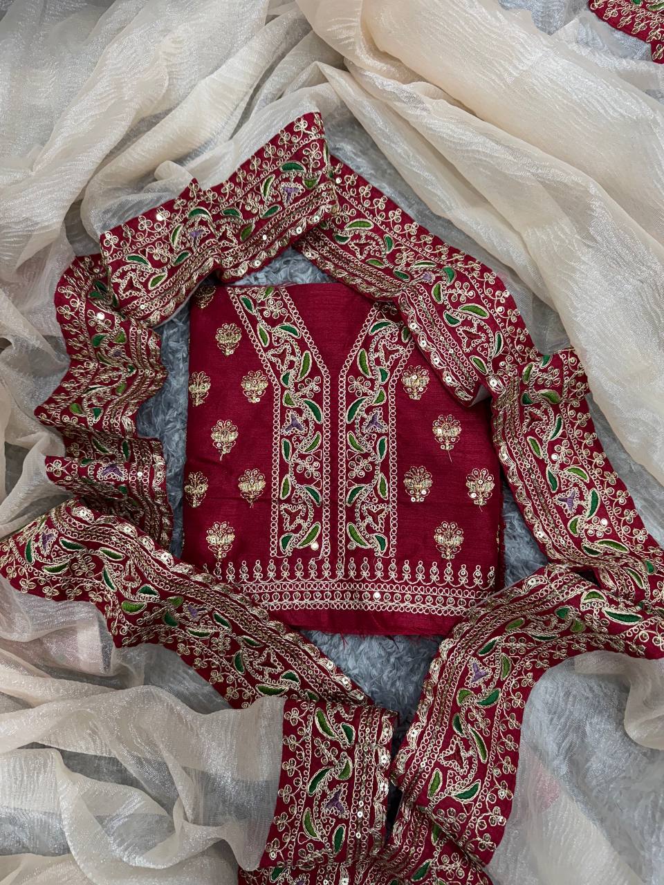 Exclusive Designer Sequins Saree