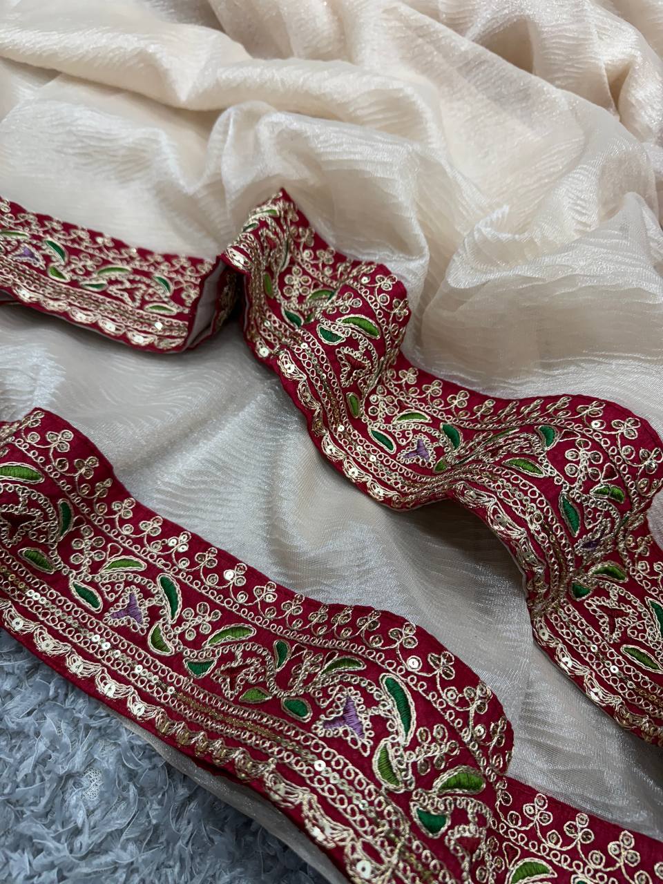 Exclusive Designer Sequins Saree